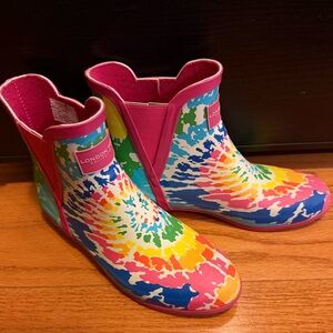 London Fog Rainbow Rain Boots